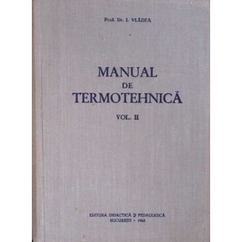 MANUAL DE TERMOTEHNICA VOL.2
