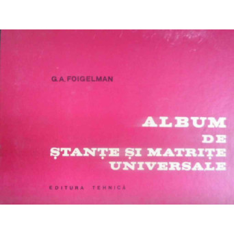 ALBUM DE STANTE SI MATRITE UNIVERSALE