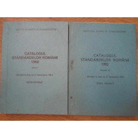 CATALOGUL STANDARDELOR ROMANE 1992 VOL.1-2
