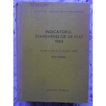 INDICATORUL STANDARDELOR DE STAT 1984