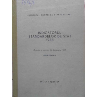 INDICATORUL STANDARDELOR DE STAT 1988