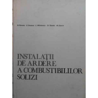 INSTALATII DE ARDERE A COMBUSTIBILILOR SOLIZI