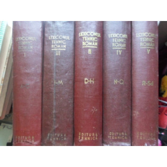 LEXICONUL TEHNIC ROMAN VOL.1-5