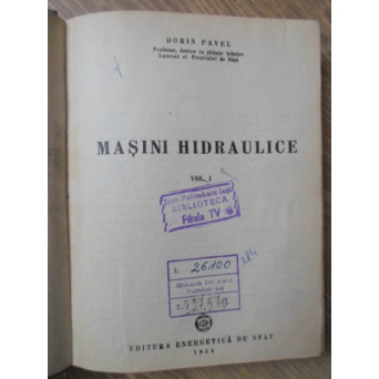 MASINI HIDRAULICE VOL.1