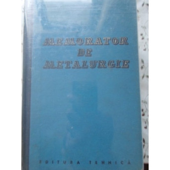 MEMORATOR DE METALURGIE