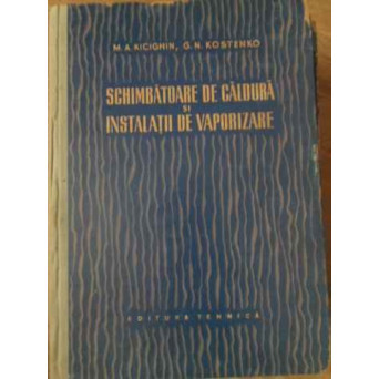 SCHIMBATOARE DE CALDURA SI INSTALATII DE VAPORIZARE