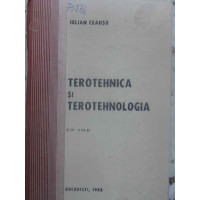 TEROTEHNICA SI TEROTEHNOLOGIA TEROTEHNICA SI TEROTEHNOLOGIA