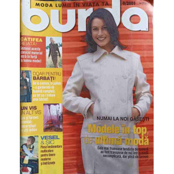 REVISTA BURDA 9/2001 (CONTINE TIPARE)