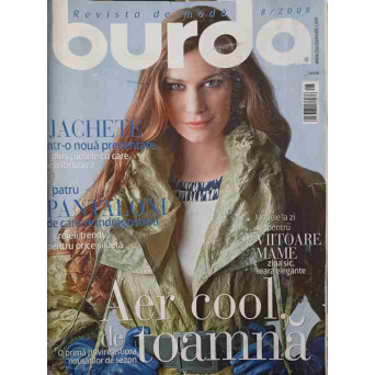 REVISTA BURDA 8/2008 (CONTINE TIPARE)