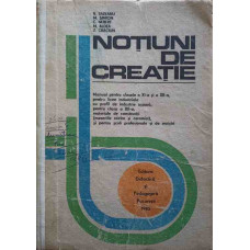 NOTIUNI DE CREATIE. MANUAL PENTRU CLASELE A XI-A SI A XII-A, PENTRU LICEE INDUSTRIALE CU PROFIL DE INDUSTRIE USOARA