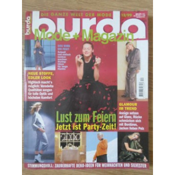 REVISTA BURDA. MODE + MAGAZIN, NR.12/1999 (CONTINE TIPARE)