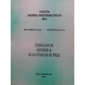 TEHNOLOGII DE OBTINERE A INLOCUITORILOR DE PIELE