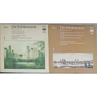 Die Solokonzerte VOL.1-2, Rekonstruierte Konzerte Fur Orgel Und Orchester D-moll. Fur Violine Und Orchester G-moll. Fur Oboe Und Orchester D-moll; Rekonstruierte Konzerte