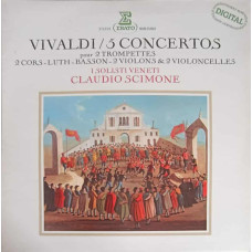 5 Concertos Pour 2 Trompettes. 2 Cors, Luth, Basson, 2 Violons 2 Violoncelles