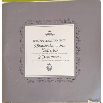 6 Brandenburgische Konzerte, 2 Ouverturen. SET 3 DISCURI VINIL
