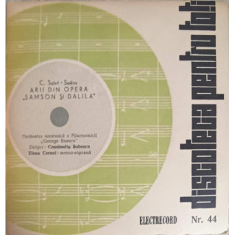 DISCOTECA PENTRU TOTI (NR.44): Arii Din Opera Samson Si Dalila