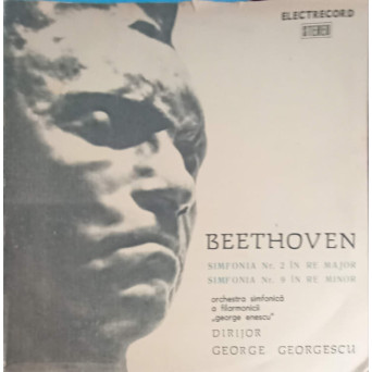 Beethoven, Simfonia Nr.2 in Re Major, Simfonia Nr.9 in Re Minor. SET 2 DISCURI VINIL