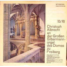 Christoph Albrecht An Der Grossen Silbermannorgel Des Domes Zu Freiberg