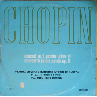 Concert Nr. 1 Pentru Pian si Orchestră in Mi Minor, Op.11