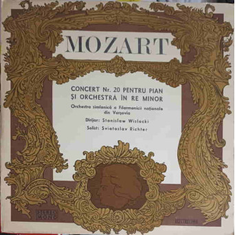 Concert Nr.20 Pentru Pian si Orchestra in Re Minor