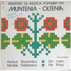 INTERPRETI MUZICA POPULARA DIN MUNTENIA - OLTENIA