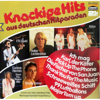 KNACKIGE HITS AUS DEUTSCHEN HITPARADEN. SET 2 DISCURI VINIL