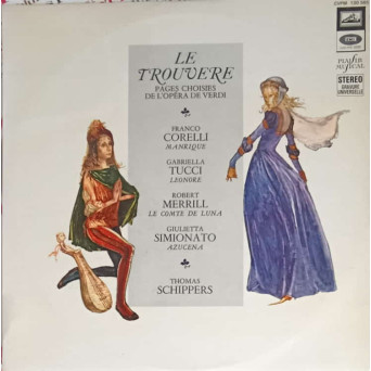 Le trouvere: pages choisies de l'opera de verdi