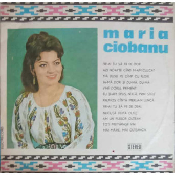 MARIA CIOBANU: FIR-AI TU SA FII DE DOR ETC.