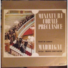 MINIATURI CORALE PRECLASICE