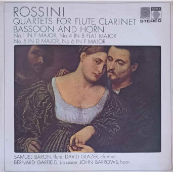 Quartets For Flute, Clarinet, Bassoon And Horn No.1 In F Major, No.4 In B Flat Major, No.5 In D Major, No.6 In F Major
