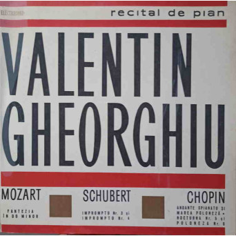 RECITAL DE PIAN - VALENTIN GHEORGHIU