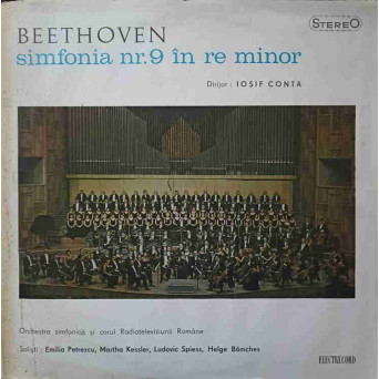 SIMFONIA NR.9 IN RE MINOR. DIRIJOR: IOSIF CONTA. SET 2 DISCURI VINIL