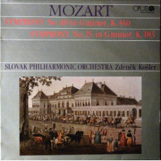 SYMPHONY NO. 40 IN G MINOR, K 550, SYMPHONY NO. 25 IN G MINOR, K 183