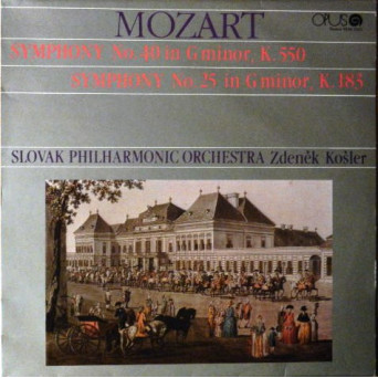 SYMPHONY NO. 40 IN G MINOR, K 550, SYMPHONY NO. 25 IN G MINOR, K 183