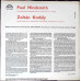 Symphonic Metamorphoses Of Themes By C. M. Weber / Variations On A Hungarian Folksong