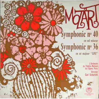 Symphonie Nr. 40 En Sol Mineur. Symphonie Nr. 36 En Ut Majeur Linz