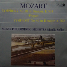Symphony No. 38 in Dmajor, K. 504 "Prague". Symphony No. 30 in Dmajor, K. 202