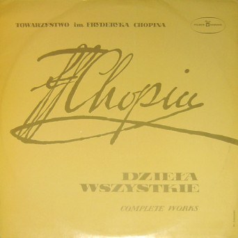 TOWARZYSTWO IM. FRYDERYKA CHOPINA - DZIELA WSZYSTKIE (COMPLETE WORKS) SETBOX 9 DISCURI VINIL