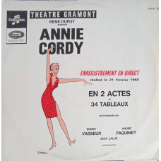 Théatre Gramont René Dupuy Présente Annie Cordy - Enregistrement En Direct Réalisé Le 21 Février 1965