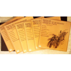 The Spoken Arts Treasury Of 100 Modern American Poets VOL.13-18. SETBOX 6 DISCURI VINIL