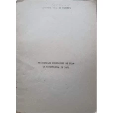 PRINCIPALII INDICATORI DE PLAN IN VITICULTURA PE 1971