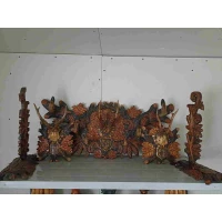 SET 5 PIESE TROFEE DE VANATOARE COARNE DE CAPRIOR ATASATE IN SCULPTURI DE LEMN SET 5 PIESE TROFEE DE VANATOARE COARNE DE CAPRIOR ATASATE IN SCULPTURI DE LEMN