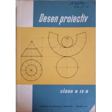 DESEN PROIECTIV, MANUAL EXPERIMENTAL PENTRU CLASA A IX-A, PARTEA 1