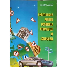 CHESTIONARE PENTRU OBTINEREA PERMISULUI DE CONDUCERE