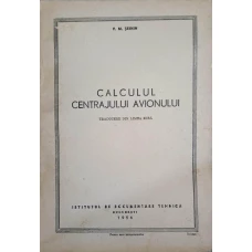 CALCULUL CENTRAJULUI AVIONULUI