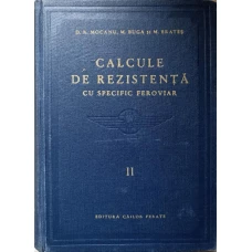 CALCULE DE REZISTENTA CU SPECIFIC FEROVIAR II
