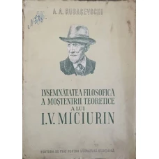 INSEMNATATEA FILOSOFICA A MOSTENIRII TEORETICE A LUI I.V. MICIURIN