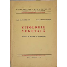 CITOLOGIE VEGETALA. TEHNICI SI METODE DE LABORATOR