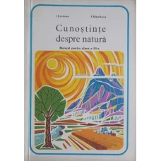 CUNOSTINTE DESPRE NATURA, MANUAL PENTRU CLASA A III-A