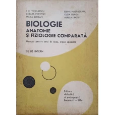 BIOLOGIE, ANATOMIE SI FIZIOLOGIE COMPARATA. MANUAL PENTRU ANUL III DE LICEU